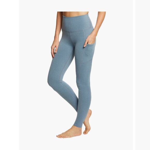 BEYOND YOGA Baby Blue Space Dye Pocketed Leggings - Picture 1 of 5